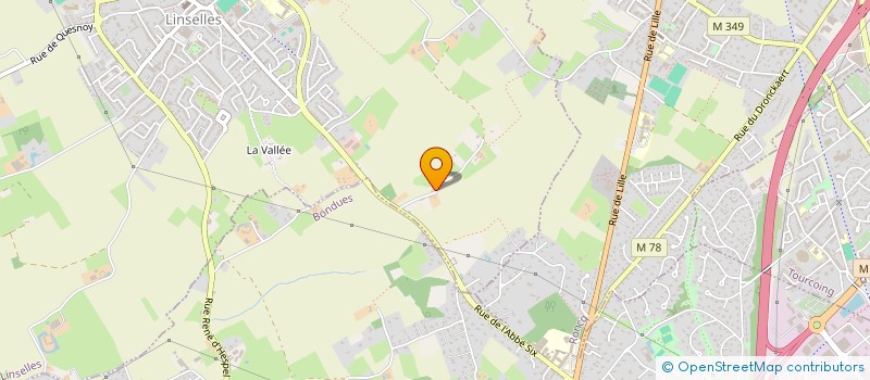 localisation de l'entreprise HOLDING ENTREPRENDRE à LINSELLES