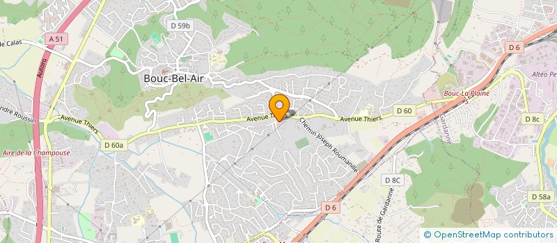 localisation de l'entreprise HOLDING ENZA FINANCES à BOUC-BEL-AIR