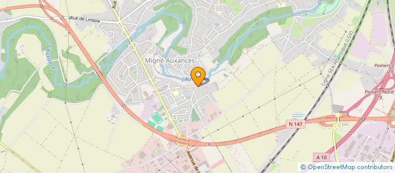 localisation de l'entreprise HOLDING EP à MIGNE-AUXANCES
