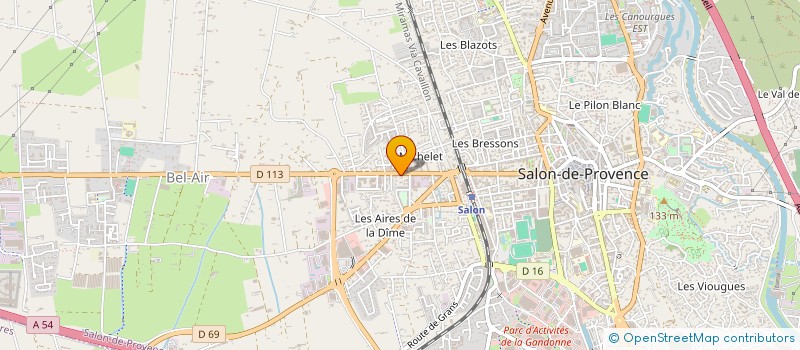 localisation de l'entreprise HOLDING EPAS GROUP  SALON-DE-PROVENCE