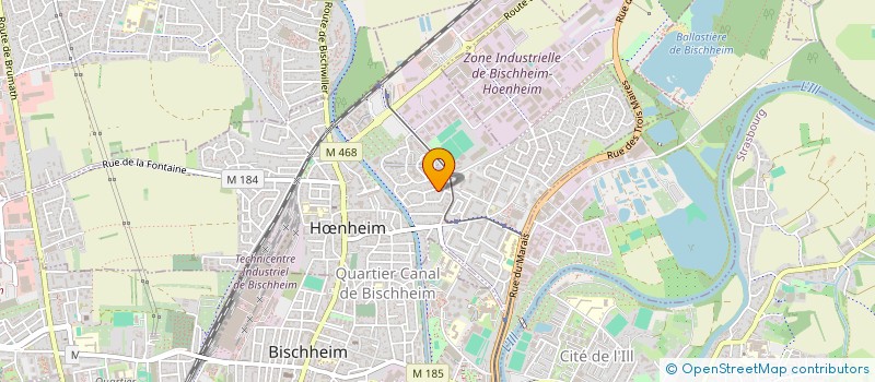 localisation de l'entreprise HOLDING EPSILON 3F  HNHEIM