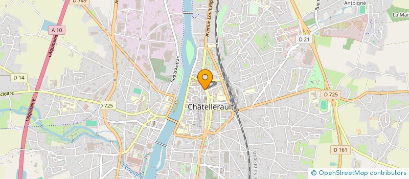 localisation de l'entreprise HOLDING EQUITIK à CHATELLERAULT