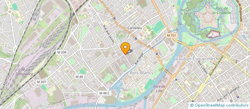 localisation de l'entreprise HOLDING ERADES à LILLE