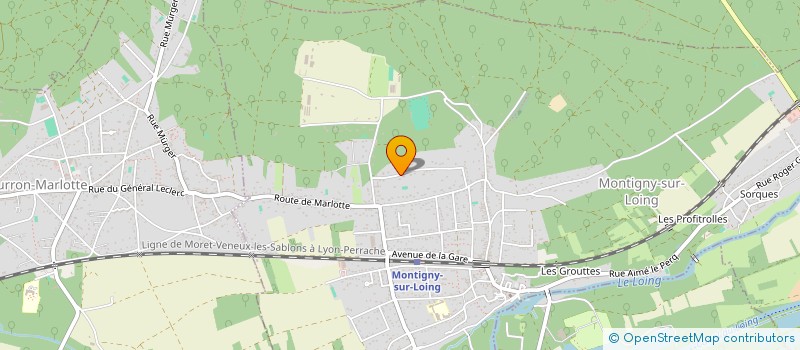 localisation de l'entreprise HOLDING ERIC CHAOUAT à MONTIGNY-SUR-LOING