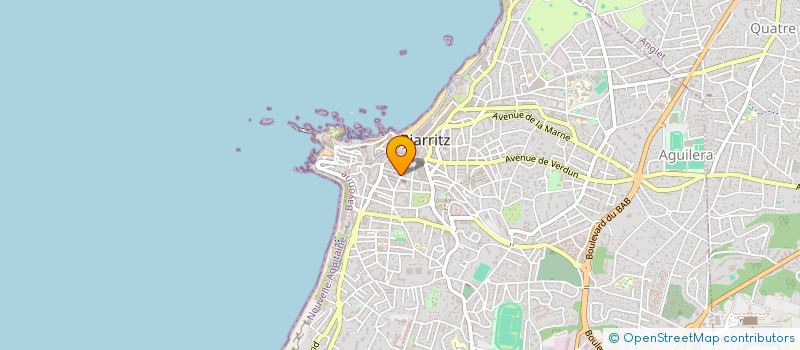 localisation de l'entreprise HOLDING ERIC FOUCHER à BIARRITZ