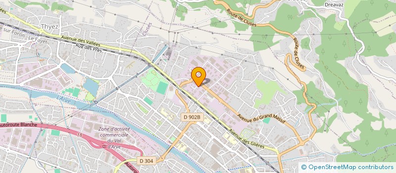 localisation de l'entreprise HOLDING ERIC INDUSTRIE  CLUSES