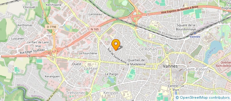 localisation de l'entreprise HOLDING ERIC LAURENT à VANNES