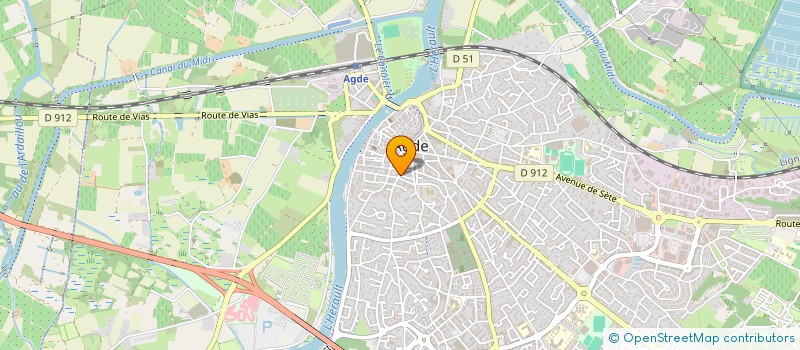 localisation de l'entreprise HOLDING ERILL INVEST  AGDE