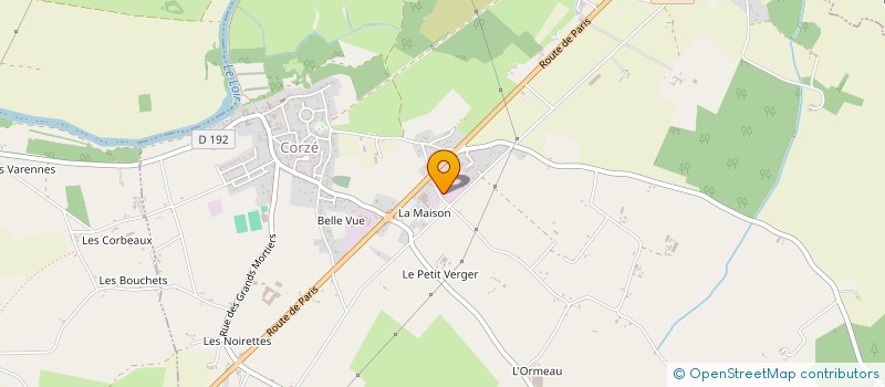 localisation de l'entreprise HOLDING ERJ  RIVES-DU-LOIR-EN-ANJOU