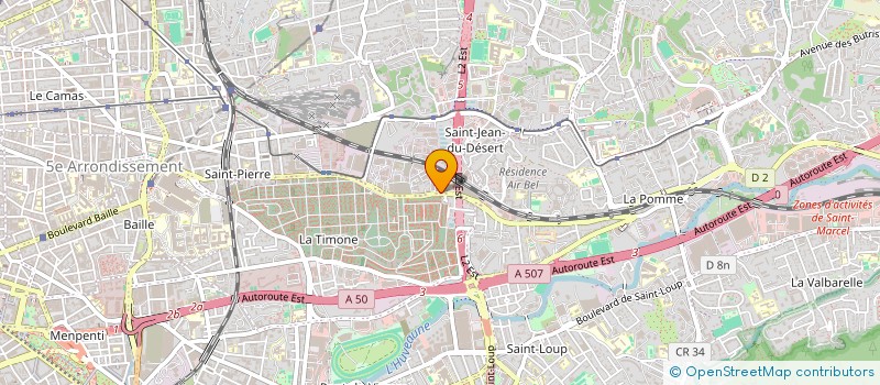 localisation de l'entreprise HOLDING ERRICO  MARSEILLE