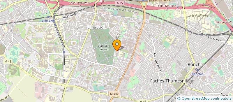 localisation de l'entreprise HOLDING ES à LILLE