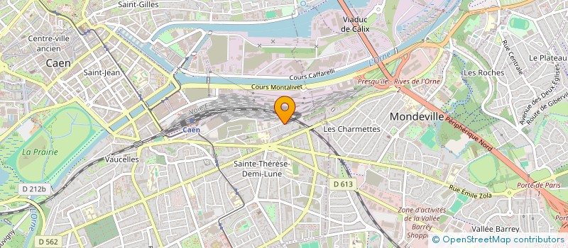 localisation de l'entreprise HOLDING ESPRILO à CAEN