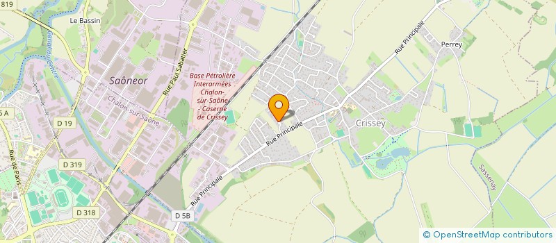 localisation de l'entreprise HOLDING ESRA & GREGORY AVERSENQ  CRISSEY