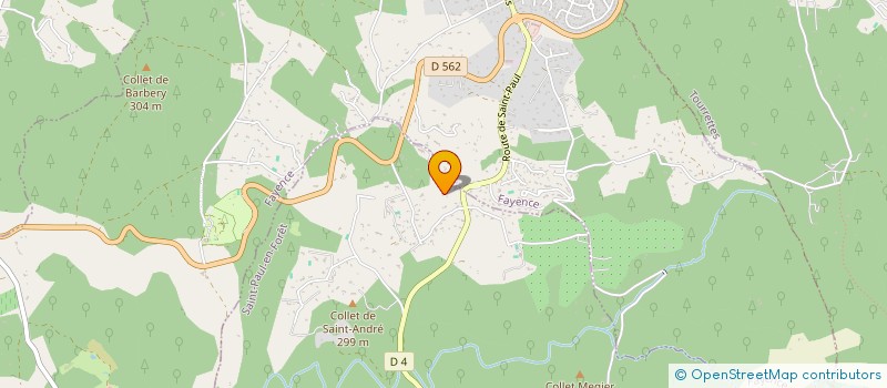 localisation de l'entreprise HOLDING EST  SAINT-PAUL-EN-FORET