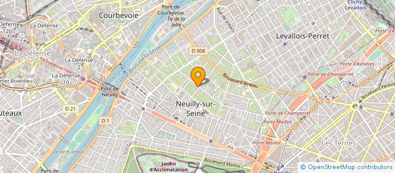 localisation de l'entreprise HOLDING ETIENNE FINANCES à NEUILLY-SUR-SEINE