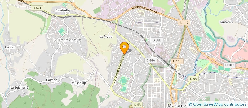 localisation de l'entreprise HOLDING EURO PEINTURES à AUSSILLON