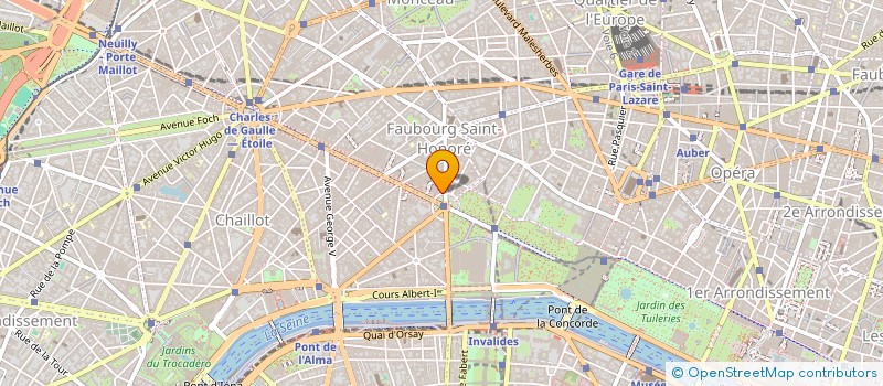 localisation de l'entreprise HOLDING EXCLUSIVE 104  PARIS