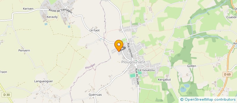 localisation de l'entreprise HOLDING EXCLUSIVE AUTO  PLOUGOURVEST