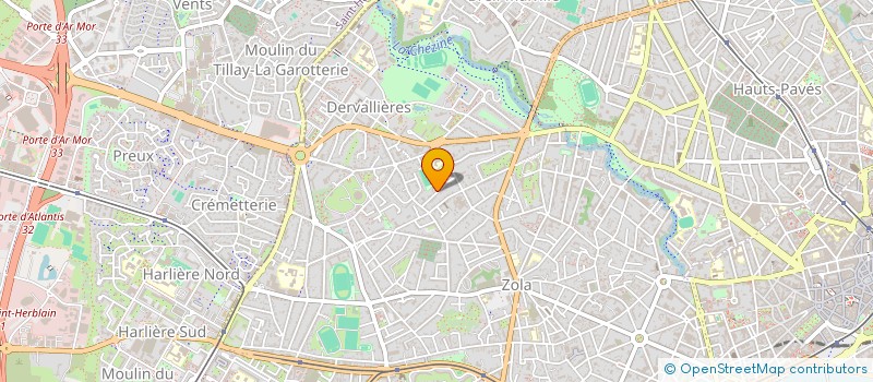 localisation de l'entreprise HOLDING EYC à NANTES