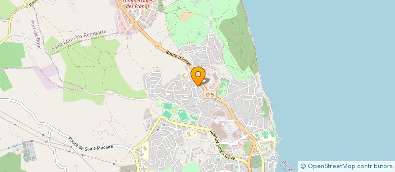 localisation de l'entreprise HOLDING F.B à MARTIGUES