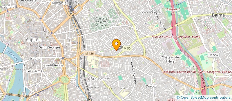 localisation de l'entreprise HOLDING F.DUBANT à TOULOUSE