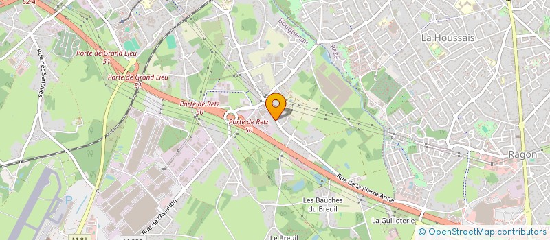 localisation de l'entreprise HOLDING F.KAMS  BOUGUENAIS