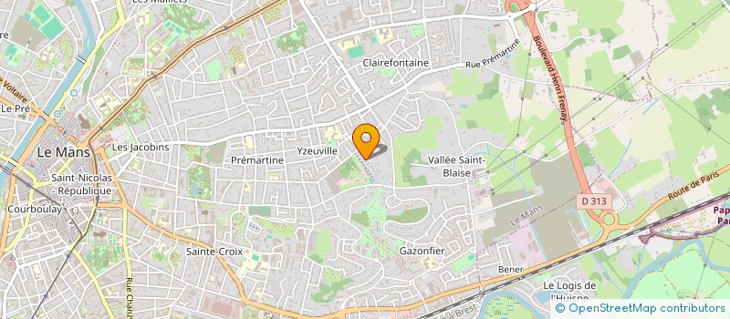 localisation de l'entreprise HOLDING F.M. à LE MANS