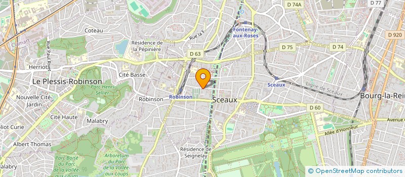 localisation de l'entreprise HOLDING F2A INVESTISSEMENTS à SCEAUX