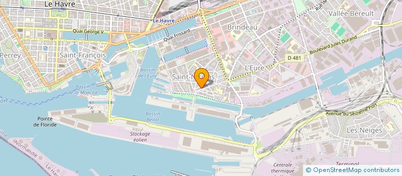 localisation de l'entreprise HOLDING F2M  LE HAVRE