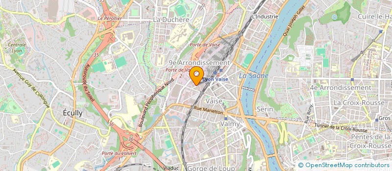 localisation de l'entreprise HOLDING FA  LYON