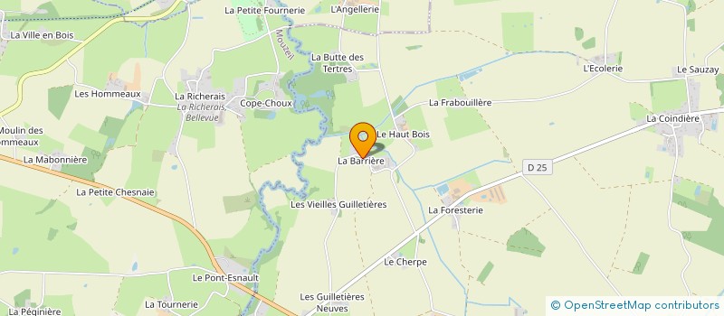 localisation de l'entreprise HOLDING FABIEN GODIN à MESANGER