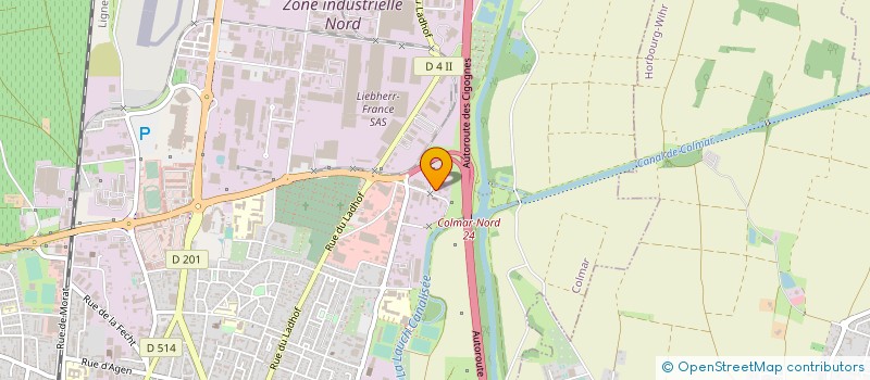 localisation de l'entreprise HOLDING FABIEN SONNTAG  COLMAR