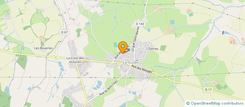 localisation de l'entreprise HOLDING FABIEN TOUBLANC à MONTREVAULT-SUR-EVRE