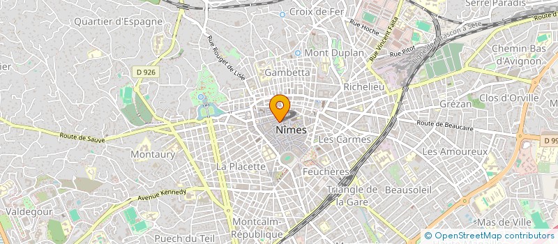 localisation de l'entreprise HOLDING FAGGIANELLI  NIMES