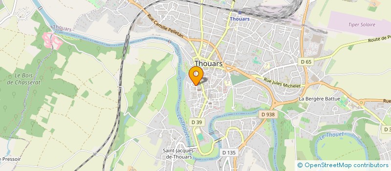 localisation de l'entreprise HOLDING FAMA  THOUARS