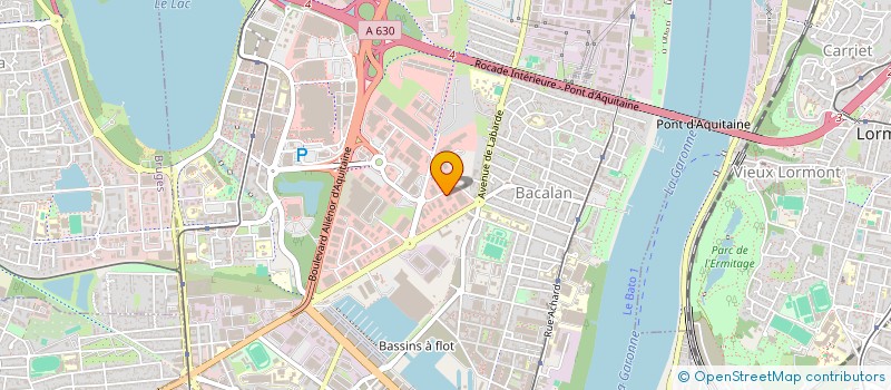 localisation de l'entreprise HOLDING FAMILIALE BOUTEVILLE  BORDEAUX