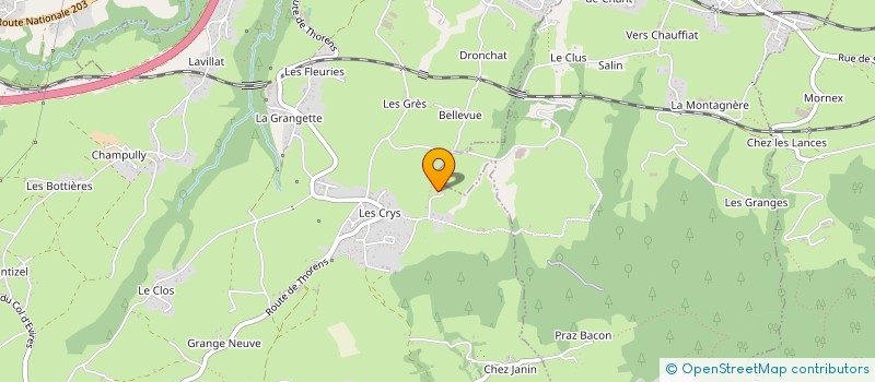 localisation de l'entreprise HOLDING FAMILIALE HERAULT  LA ROCHE-SUR-FORON