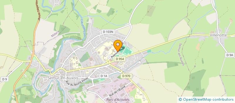 localisation de l'entreprise HOLDING FAMILLE GIRARD  SEMUR-EN-AUXOIS