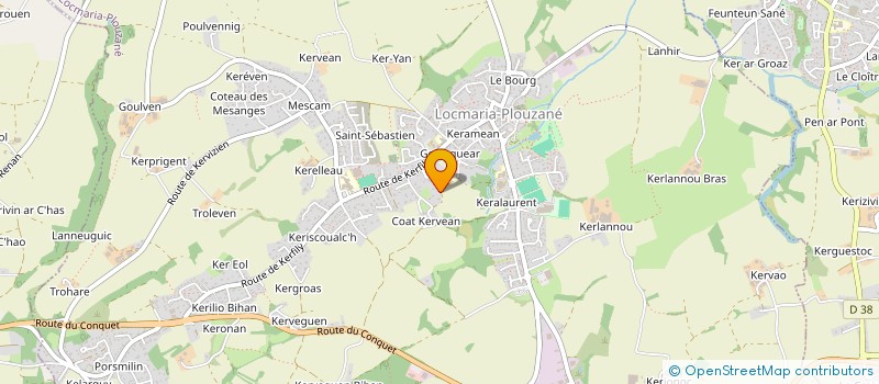 localisation de l'entreprise HOLDING FAMILLE LE FOURN à LOCMARIA-PLOUZANE