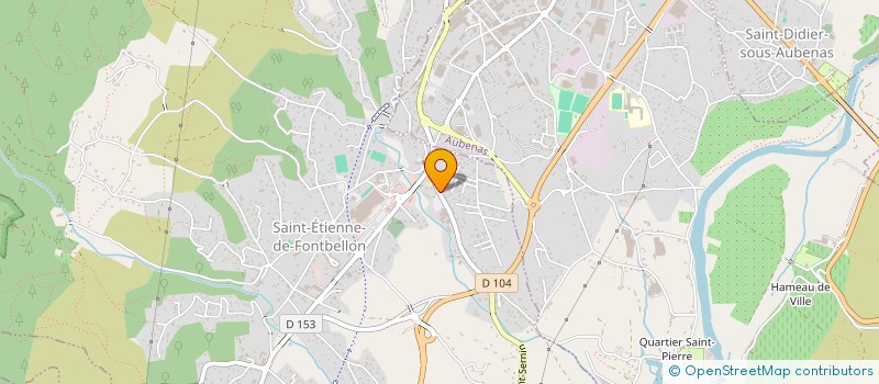 localisation de l'entreprise HOLDING FAMILLE POLARD  SAINT-ETIENNE-DE-FONTBELLON