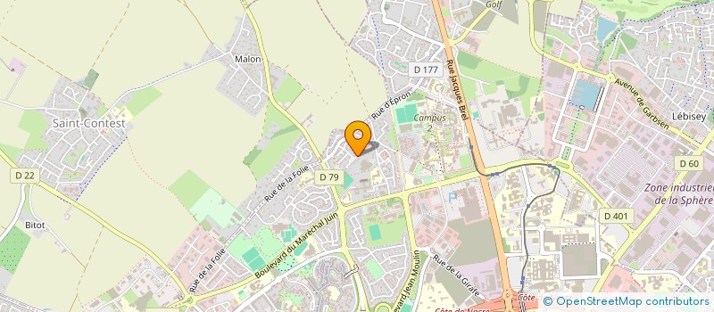 localisation de l'entreprise HOLDING FARSEER à CAEN