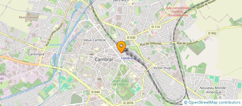 localisation de l'entreprise HOLDING FATOUX à CAMBRAI