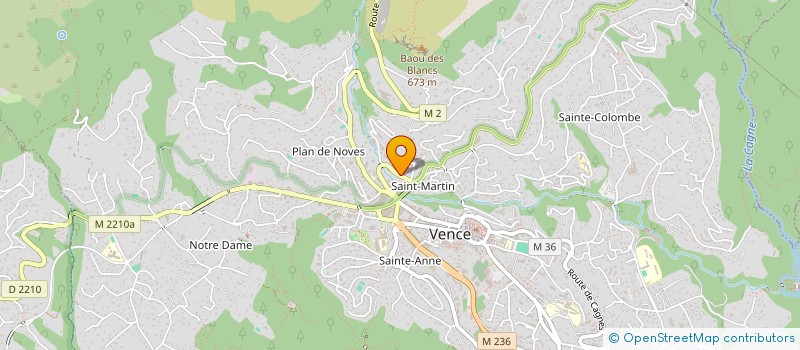 localisation de l'entreprise HOLDING FAUCHEUR  VENCE