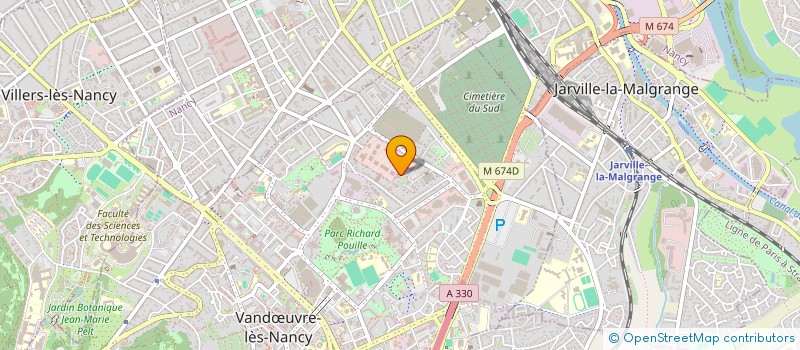 localisation de l'entreprise HOLDING FAUVE FRANCE  VANDUVRE-LES-NANCY