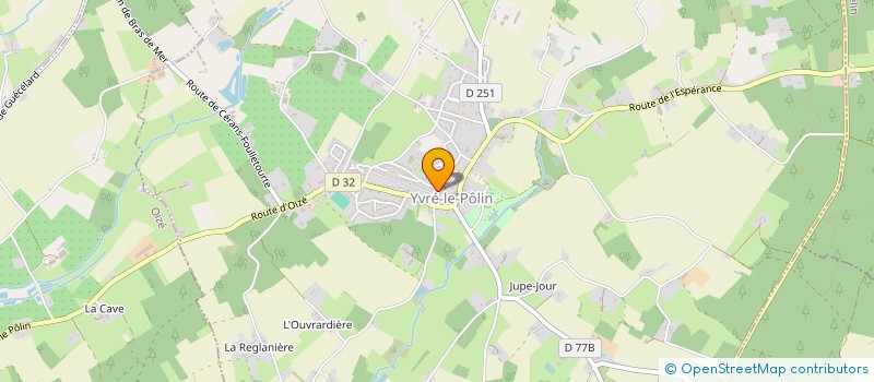 localisation de l'entreprise HOLDING FAYE  YVRE-LE-POLIN