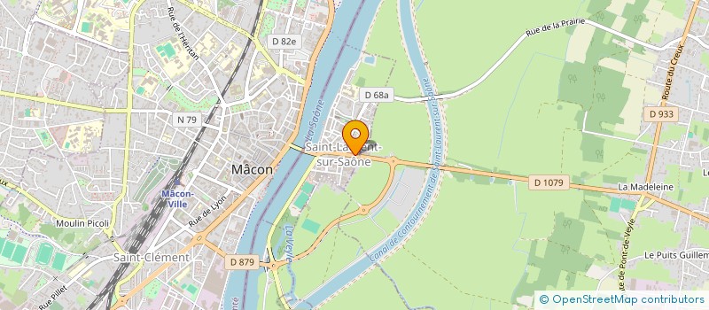 localisation de l'entreprise HOLDING FB  SAINT-LAURENT-SUR-SAONE