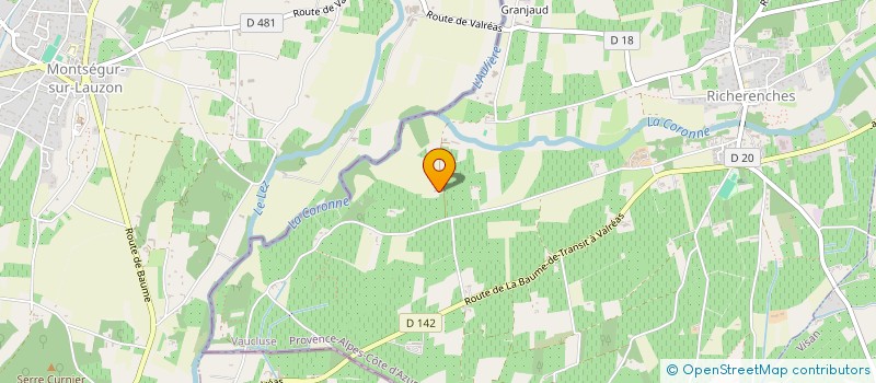 localisation de l'entreprise HOLDING FBDR  RICHERENCHES