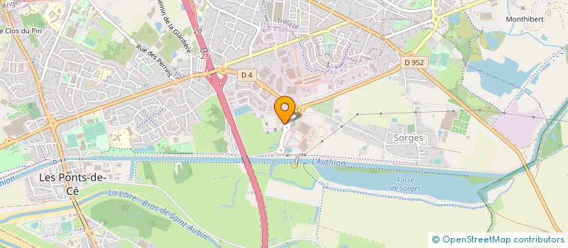 localisation de l'entreprise HOLDING FC  LES PONTS-DE-CE