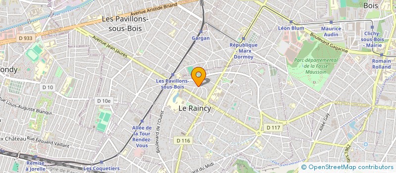 localisation de l'entreprise HOLDING FC GESTION à LE RAINCY