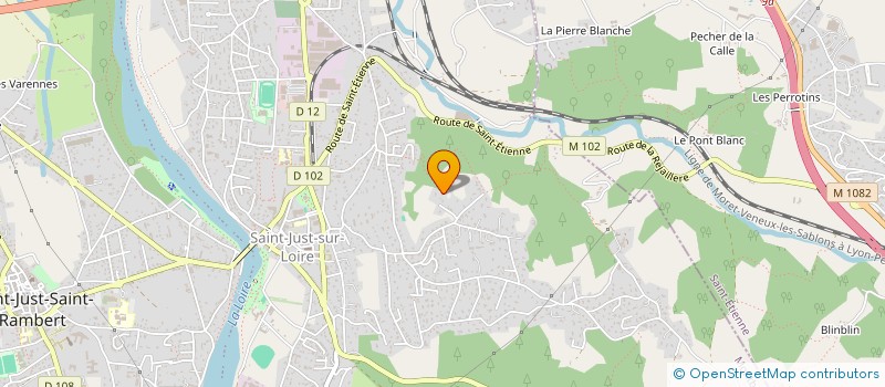 localisation de l'entreprise HOLDING FCAE  SAINT-JUST-SAINT-RAMBERT